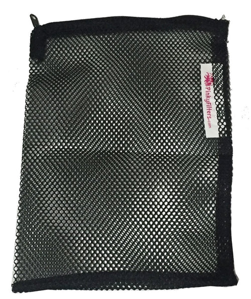 Pinky Mesh Zipper Filter Bag (5 Pack)