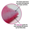 10' Roll Pinky Filters Floss - Fresh or Saltwater Aquariums Bulk Media - Wet Dry Pad
